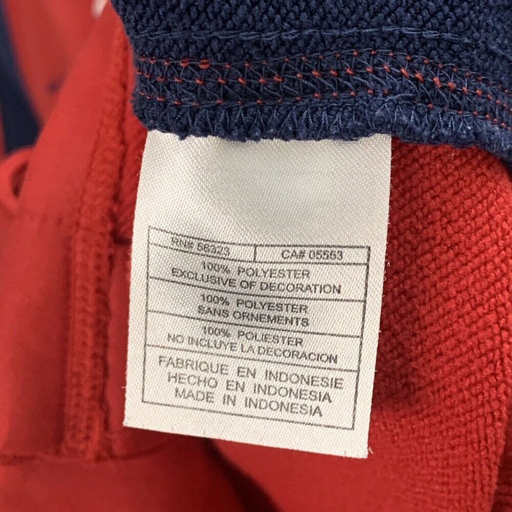 Nike Red and Navy Baseball Jersey Top - Picture 6 of 8